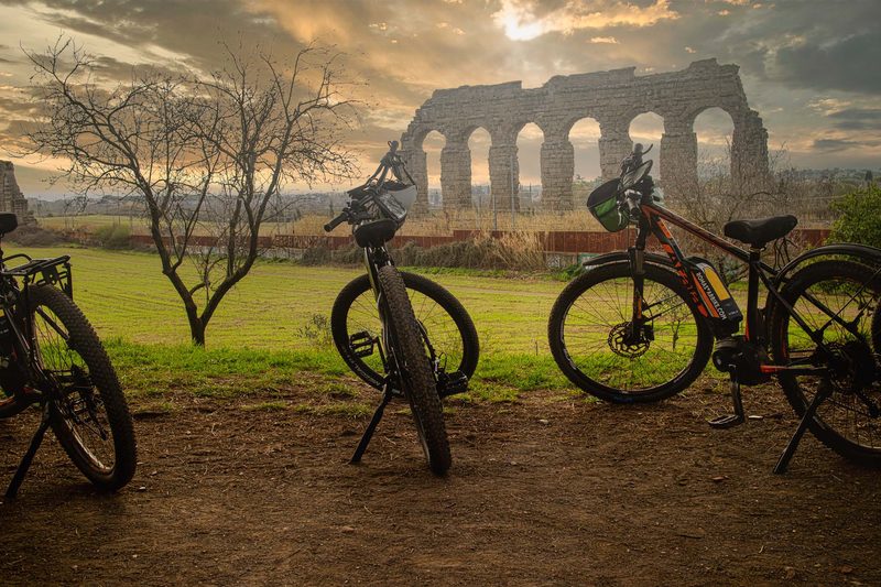 Private Appian Way e-bike tour with catacombs visit and lunch